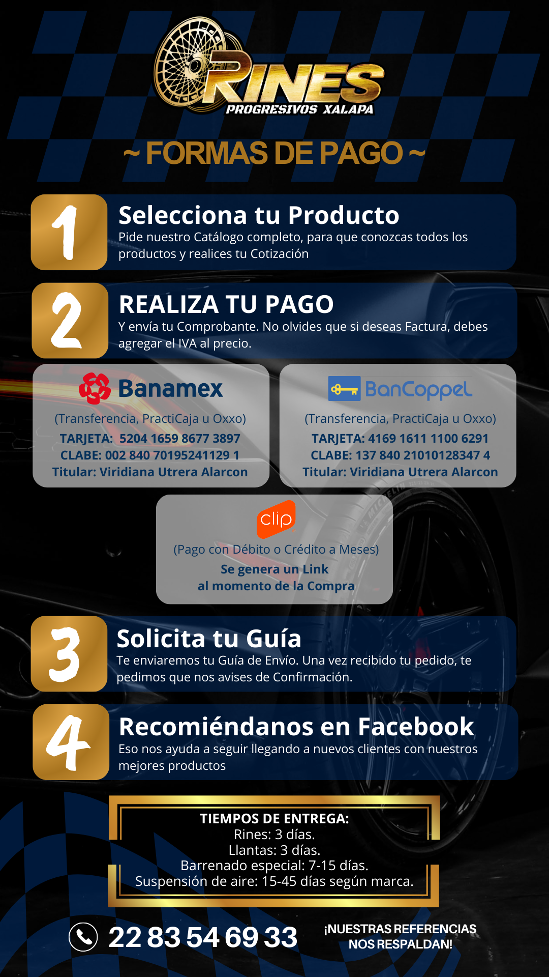 Pasos para pago de contado